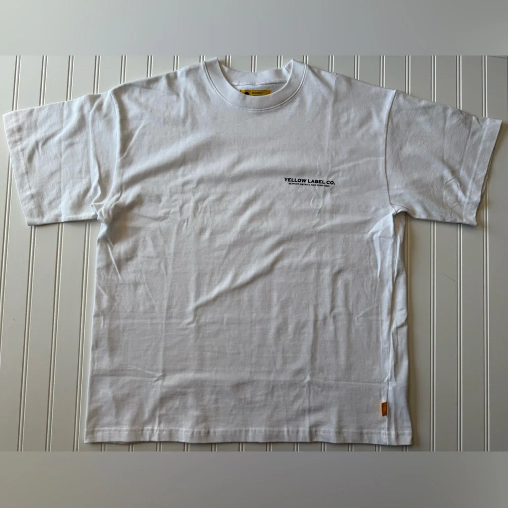 Yellow Label Co. Essentials T-Shirt - White - Size Large - Picture 1 of 8